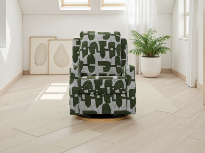 Luna Electric Reclining Chair Green