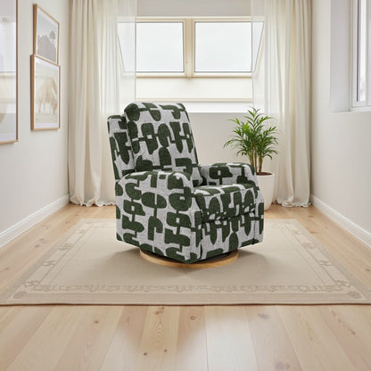 Luna Electric Reclining Chair Green