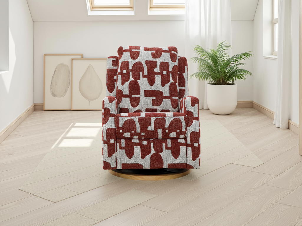 Luna Electric Reclining Chair Red