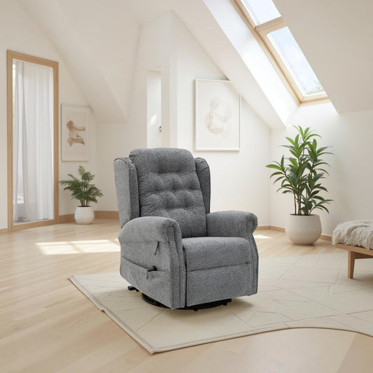 Sienna Rise and Recline Chair Grey