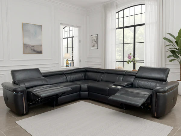 Somerville Electric Recliner Large Corner Sofa - 2 Colours