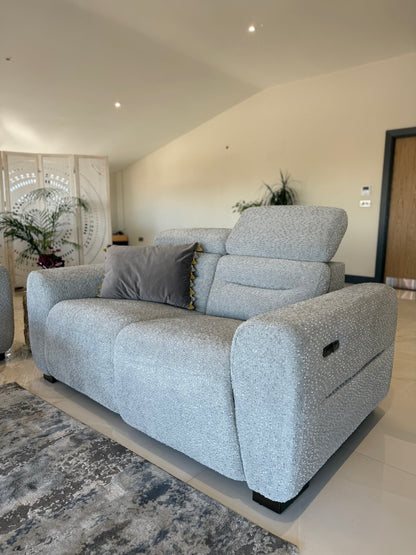Candice Electric Recliner Grey 2 Seater