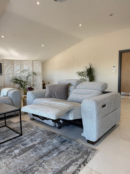 Candice Electric Recliner Grey 2 Seater