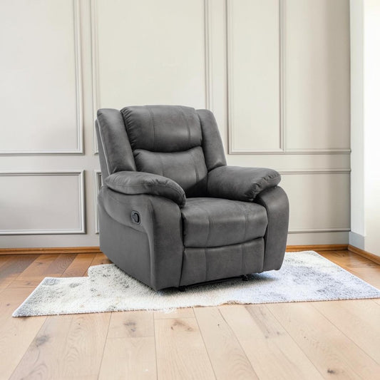 Vero Manuel Reclining Grey Armchair