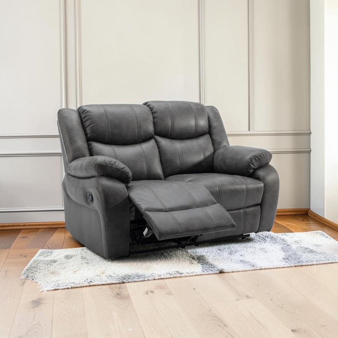Vero Manuel Reclining Grey 3+2 Sofa Set