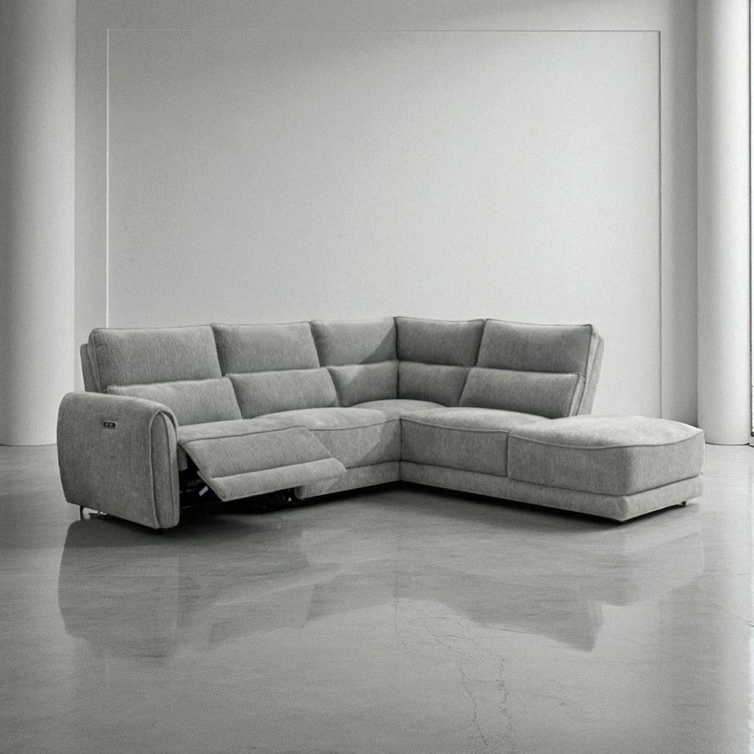 Nora Electric Corner Recliner Sofa + USB Charging