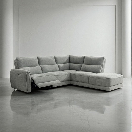 Nora Electric Corner Recliner Sofa + USB Charging