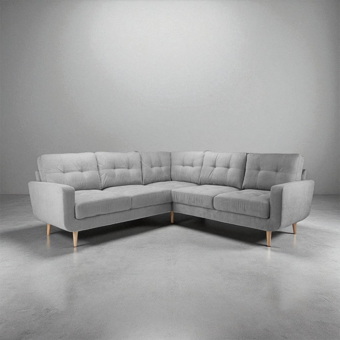 Aurora Grey Large Corner Sofa