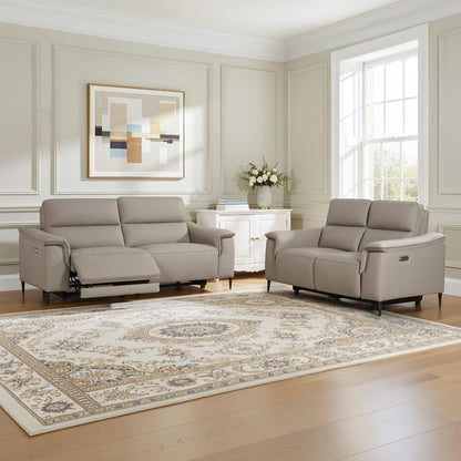 Naples 3+2 Leather Electric Recliner Set