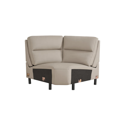 Naples 2C+W+1 Leather Electric Recliner Corner Sofa