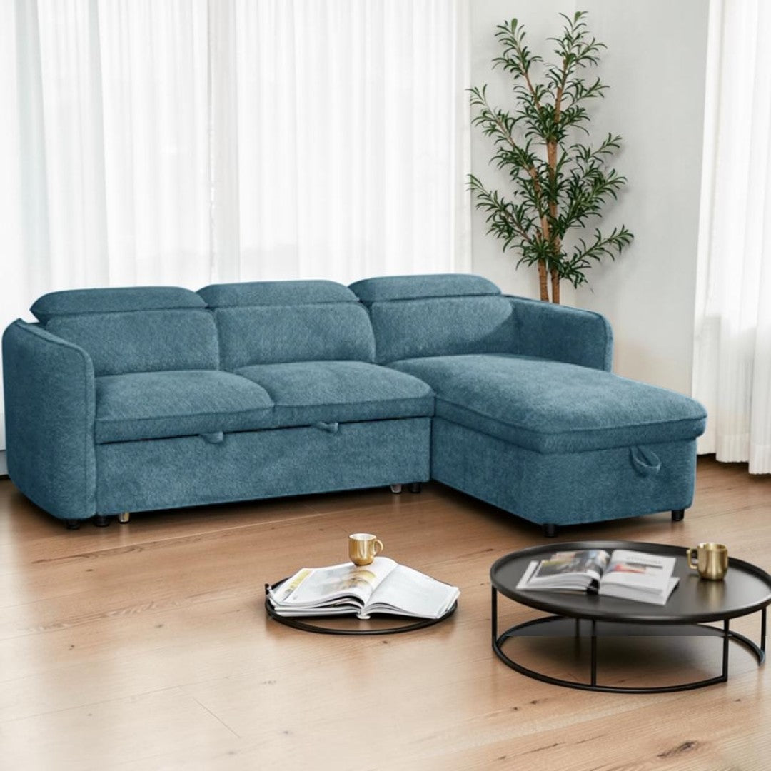 Marcella Sofabed Teal Universal Corner