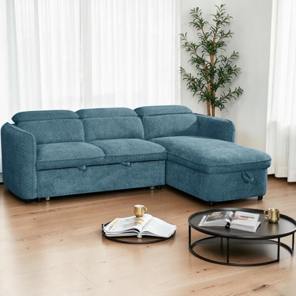 Marcella Sofabed Teal Universal Corner
