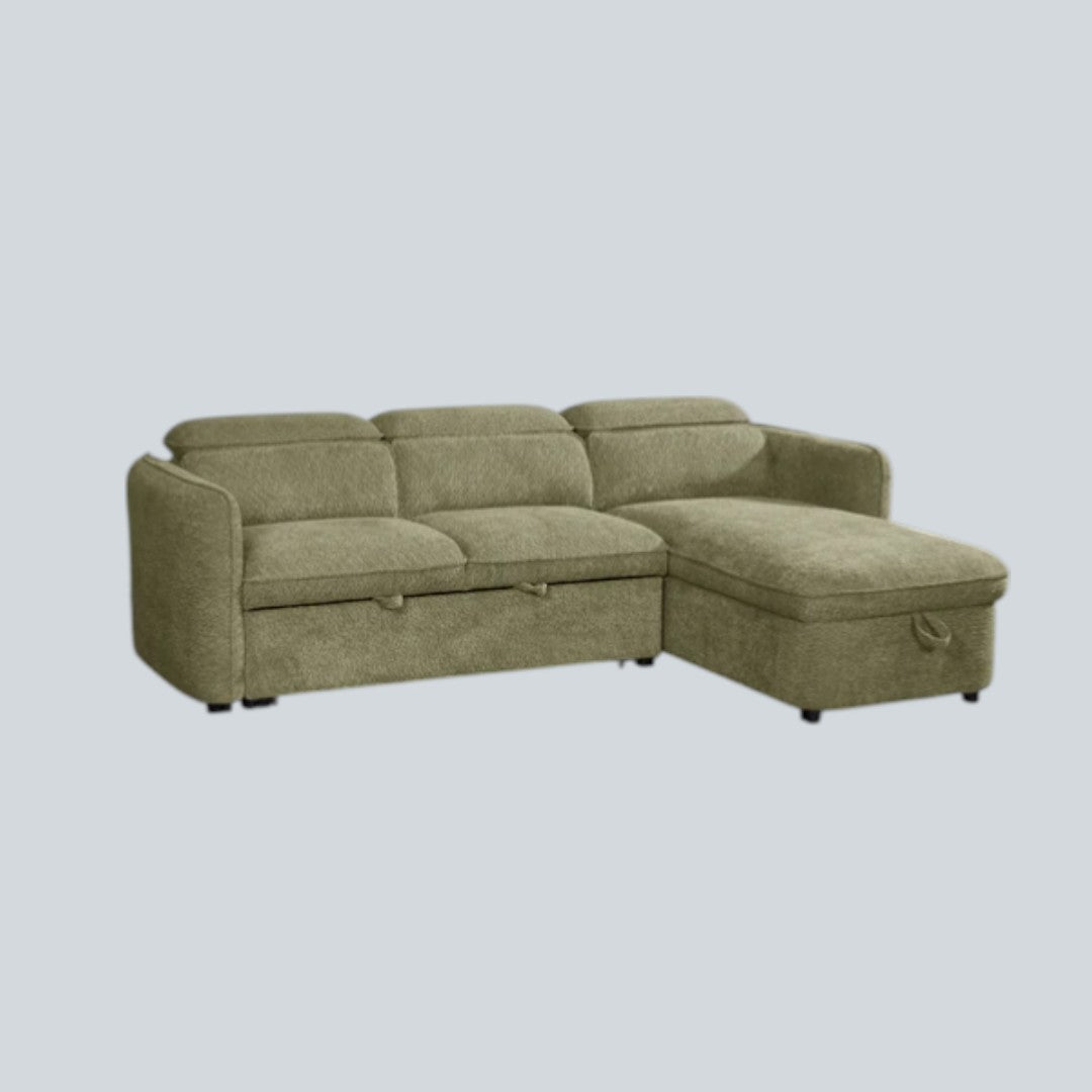 Marcella Sofabed Green Universal Corner