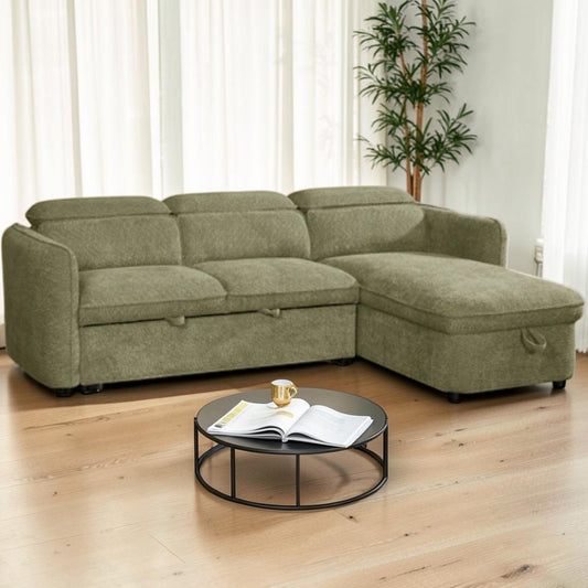 Marcella Sofabed Green Universal Corner