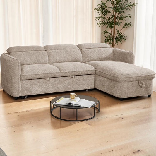 Marcella Sofabed Beige Universal Corner
