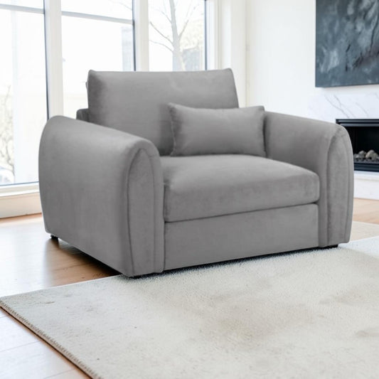 Royale Sofa Grey Armchair