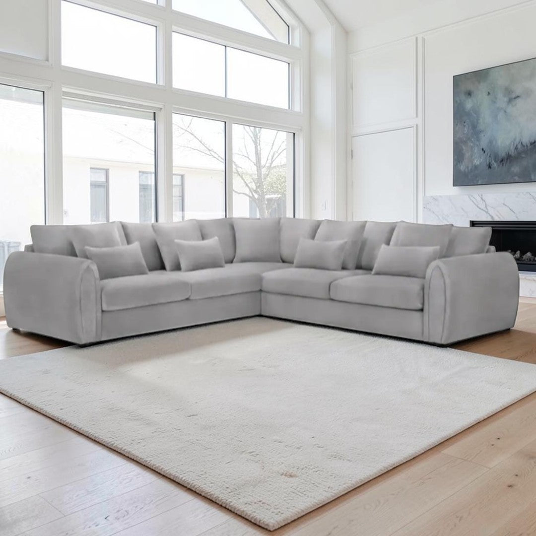 Royale Grey Large Corner Sofa