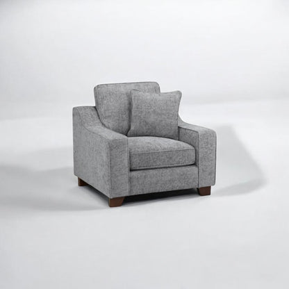 Ontra Grey Fabric Armchair
