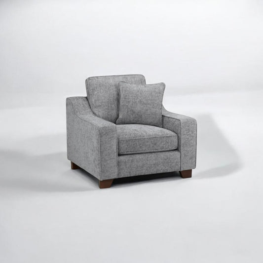 Ontra Grey Fabric Armchair