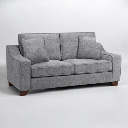 Ontra Grey 3 Seater Fabric Sofa