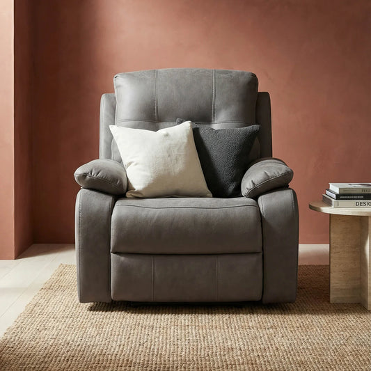 Elara Grey Electric Recliner Armchair