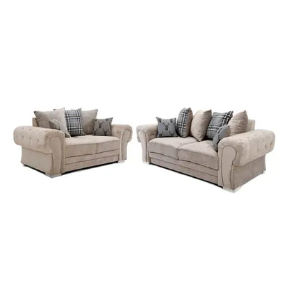 Verona 3+2 Sofa Set Chesterfield Style