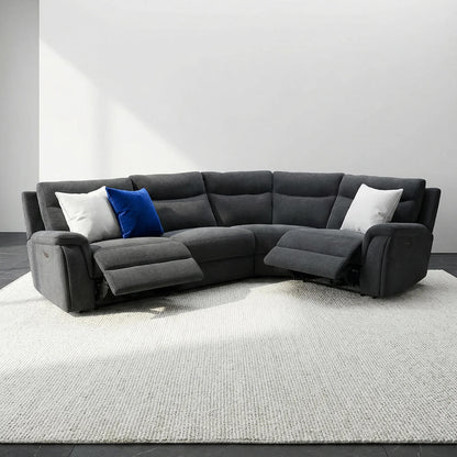 Charcoal Marley Electric Modular Corner Recliner