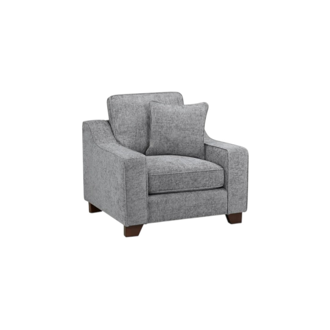 Ontra Grey Fabric Armchair