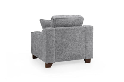 Ontra Grey Fabric Armchair