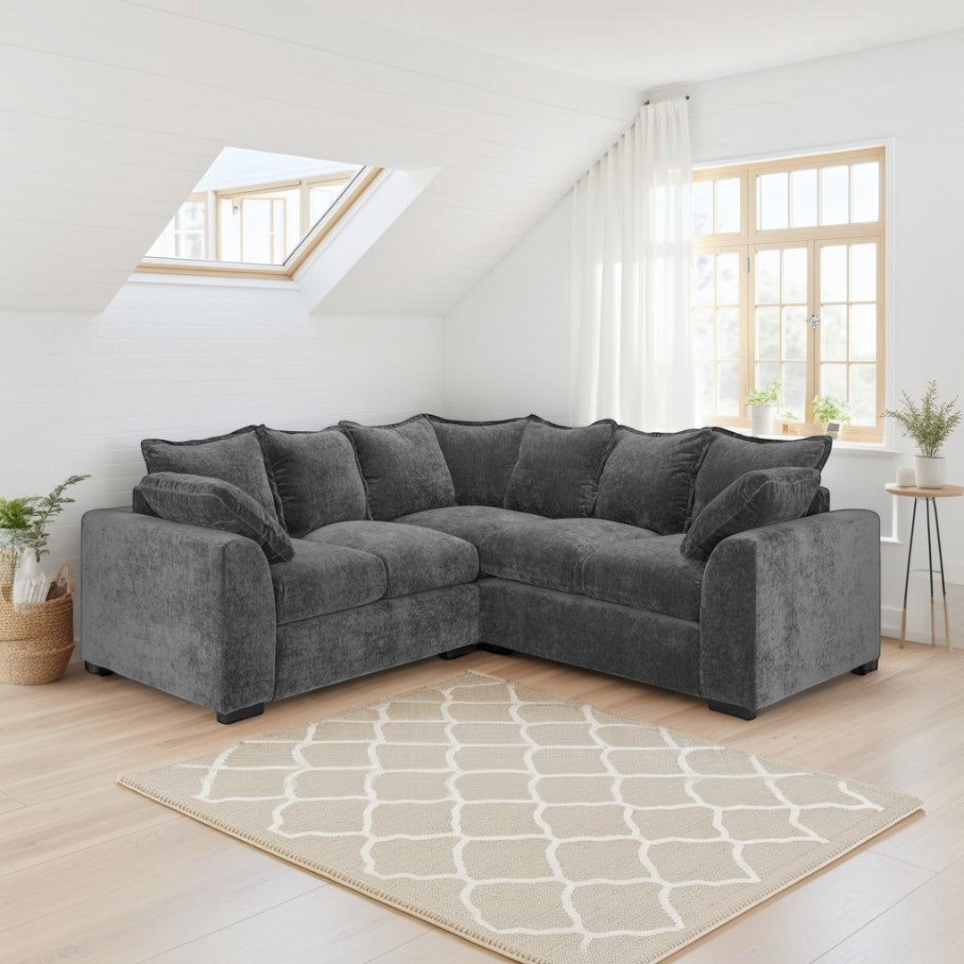 Skye Grey Corner Sofa