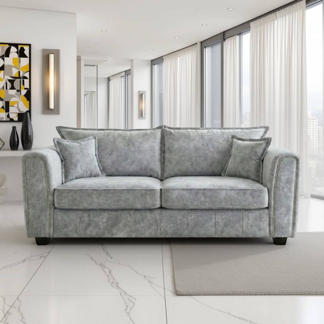 Regent Sofa Grey 3 Seater