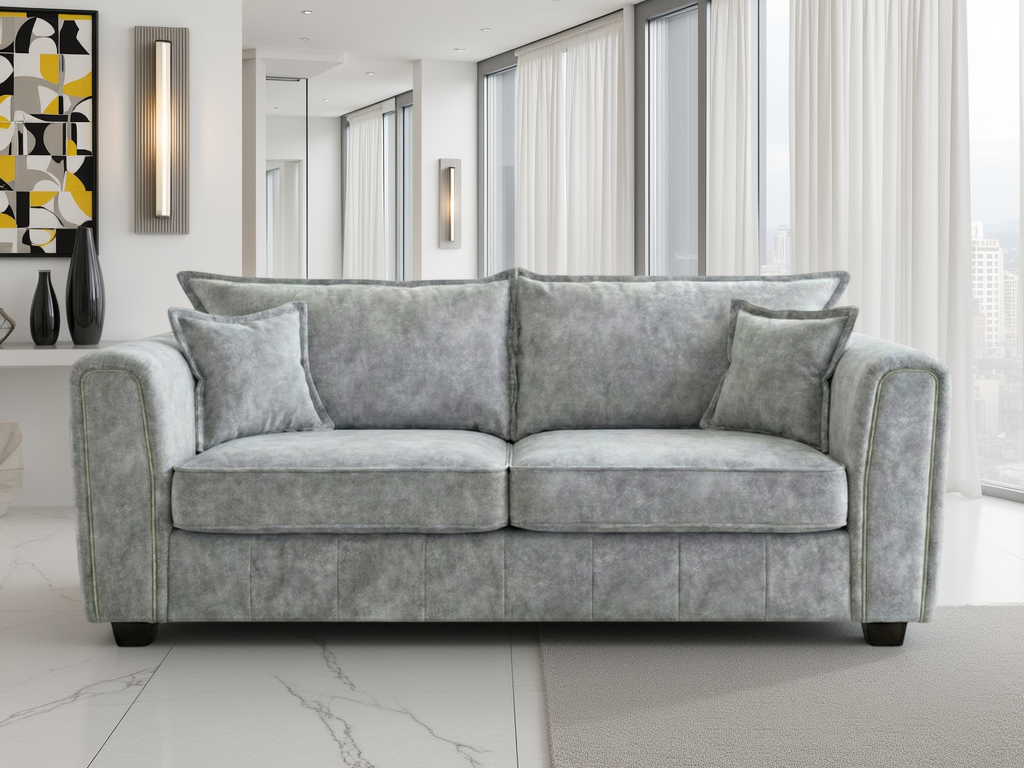 Regent Sofa Grey 3 Seater