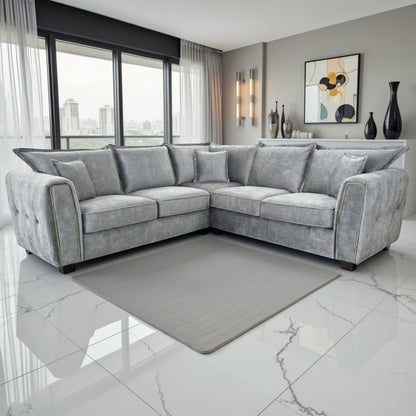 Regent Sofa Grey Large Corner
