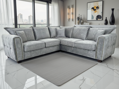 Regent Sofa Grey Large Corner