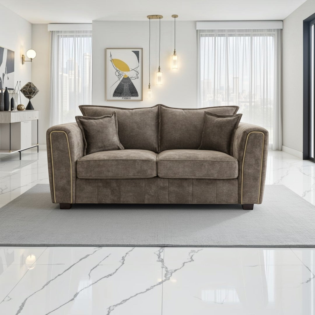 Regent Sofa Brown 2 Seater