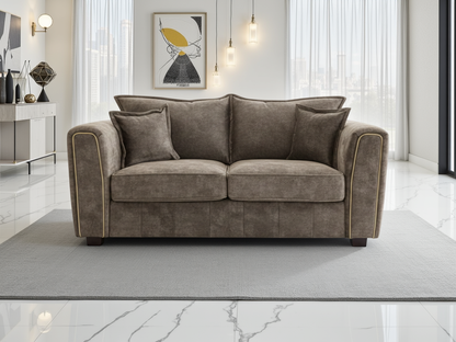 Regent Sofa Brown 2 Seater