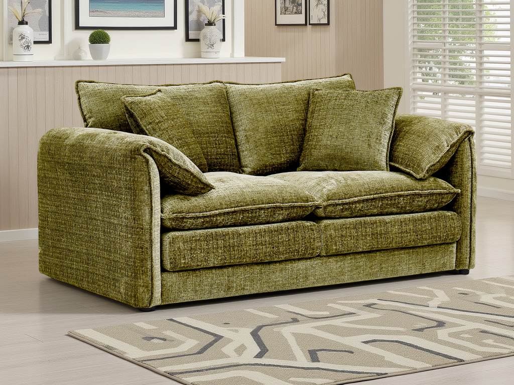 Astoria Sofa Green 2 Seater