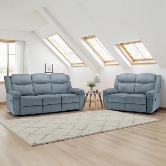 Tilly Recliner 3+2 Seater Sofa Set - Grey