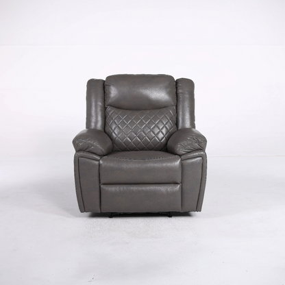 Tilly Grey Recliner Leather Armchair Sofa