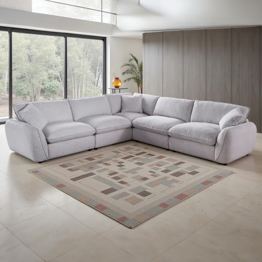 Berlin Sofa Beige Large Corner