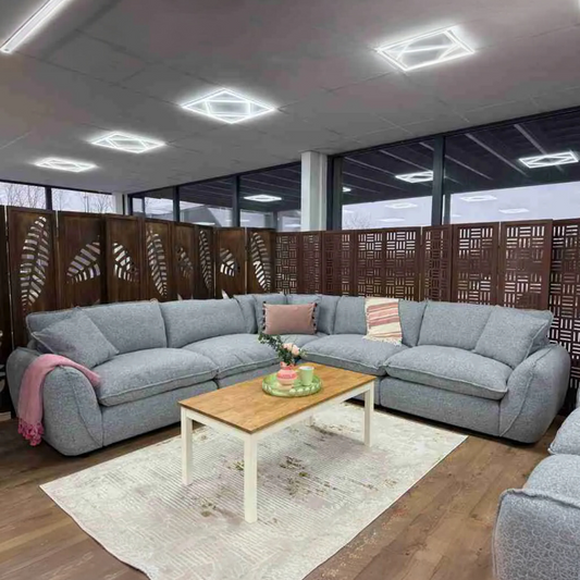 Berlin Sofa Grey Large Corner