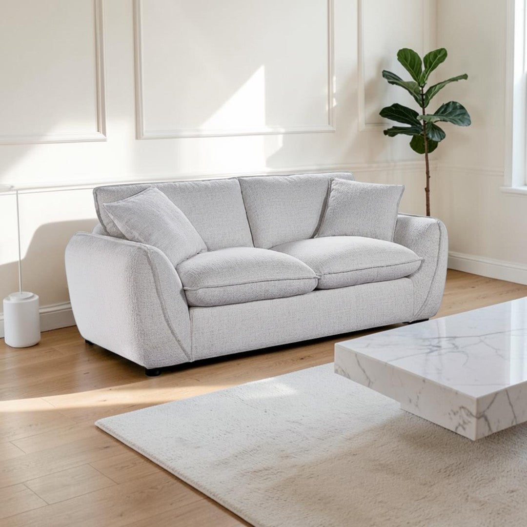 Zuno 3 Seater Beige Sofa