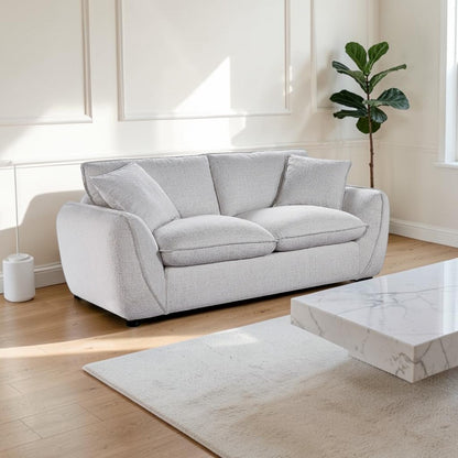 Zuno 3 Seater Beige Sofa