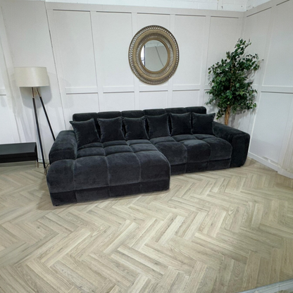 Jacob L-Shape Sofa - Left Hand Facing - 2 Colours