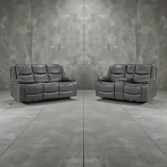Harley Recliner Grey 3+2 Bundle