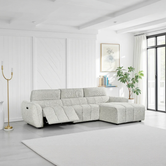 Tully Electric Recliner Sofa Right Hand - 3 Colours