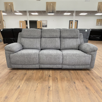 Oakley Grey Electric Recliner Sofa 3 Seater