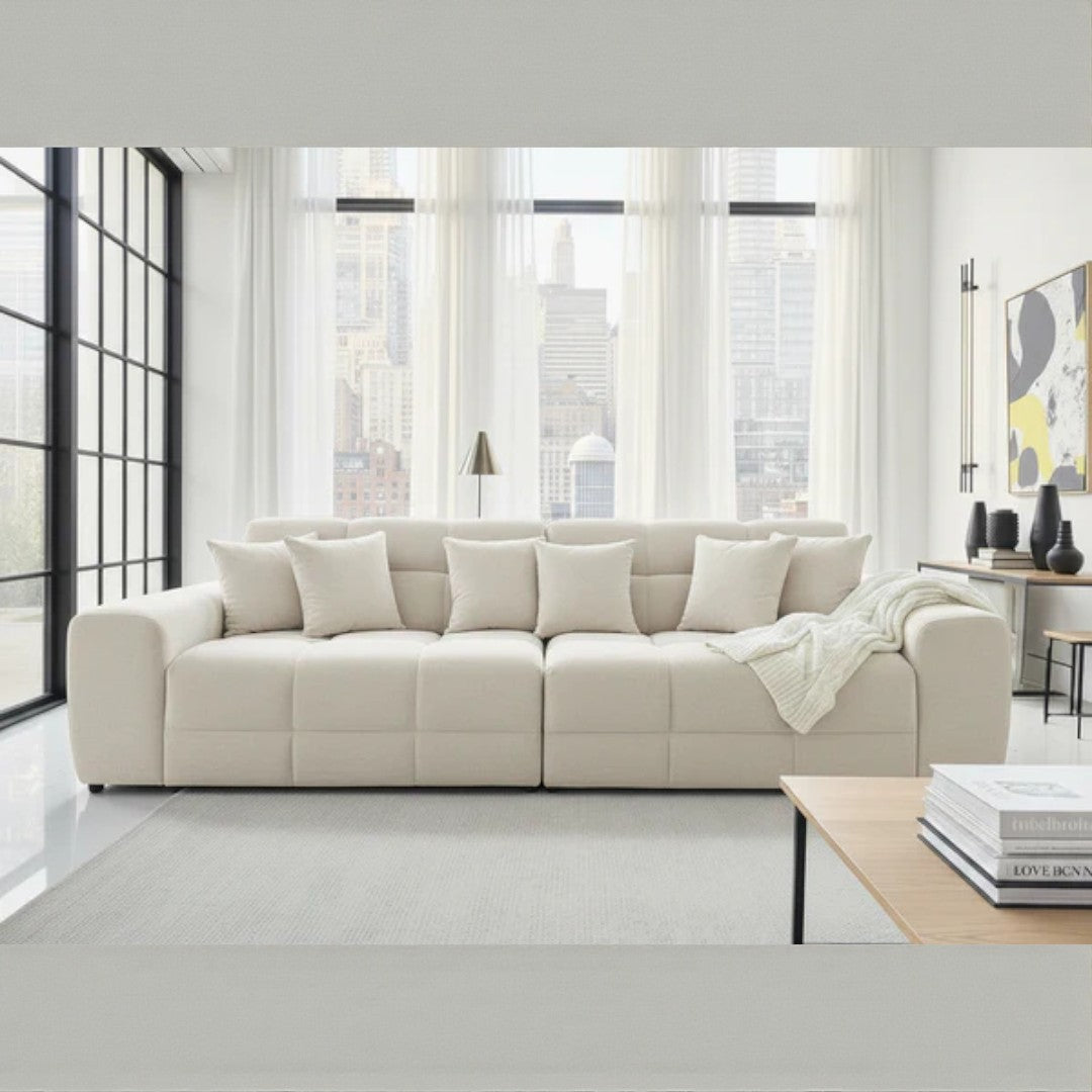 Camden 4 Seater Sofa - Natural