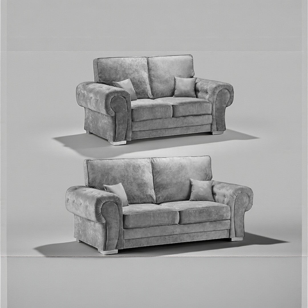 Verona 3+2 Sofa Set Chesterfield Style