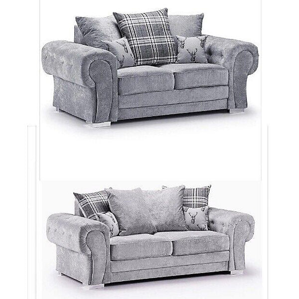 Verona 3+2 Sofa Set Chesterfield Style